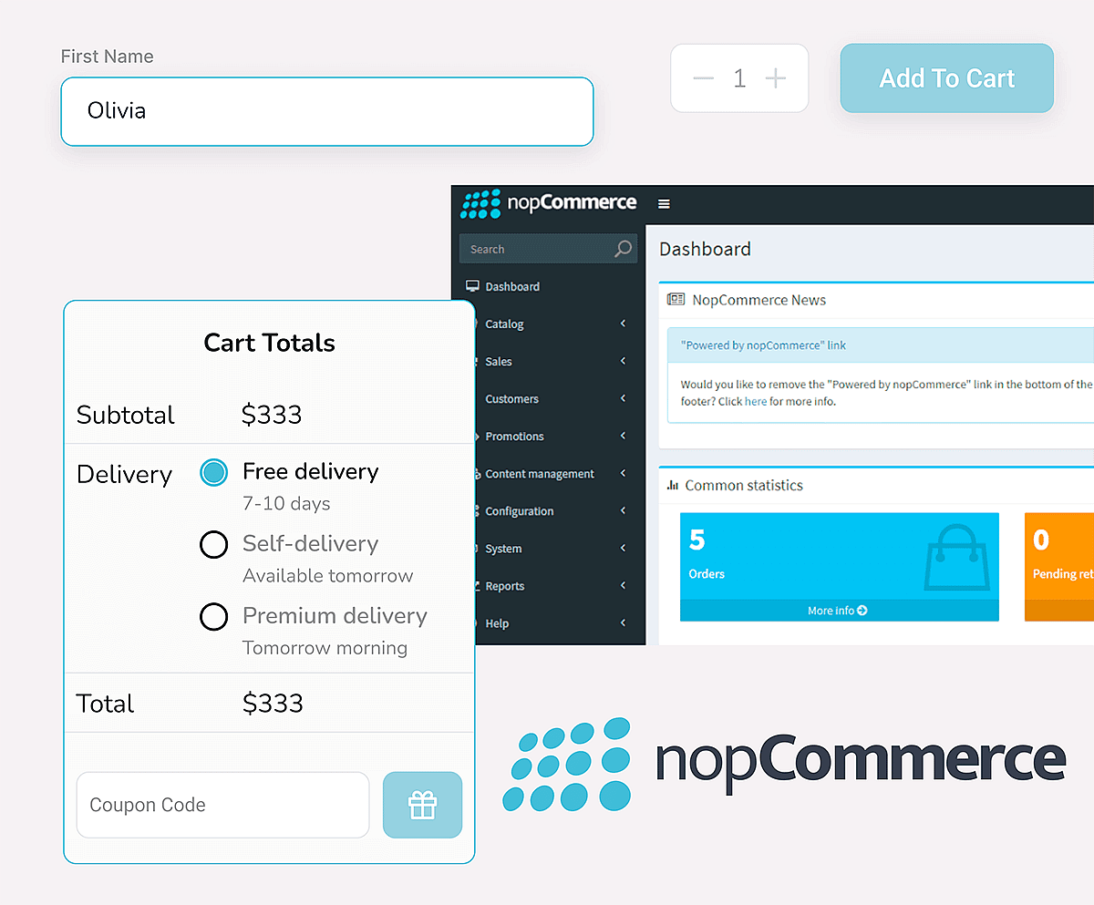 nopCommerce ecommerce platform