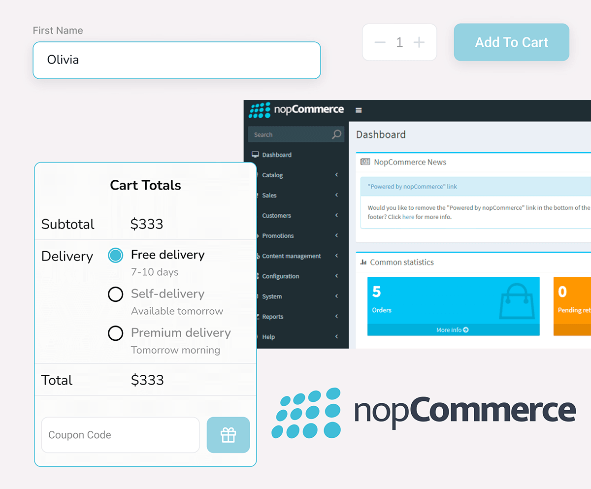 nopCommerce ecommerce platform